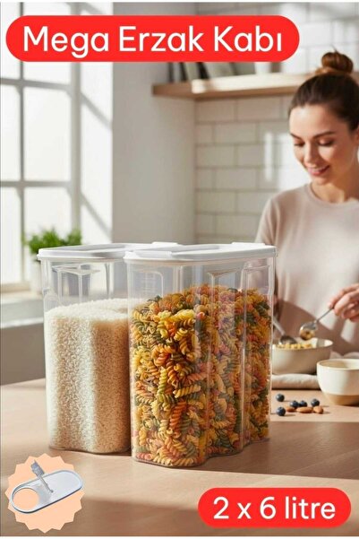 Herza House 2 Food Storage Containers - 6 Liters