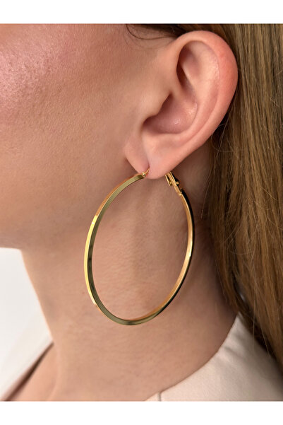 Charmist حلق من الفولاذ على شكل حلقة كبيرة