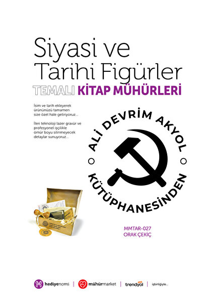 HEDİYENOMİ MühürMarket > ختم كتاب Orak Çekiç - إكسليبريس - ختم كتاب > MMTAR-027