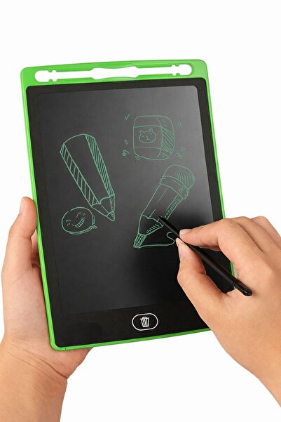 ZİVENTA LCD 8.5 İnç Dijital Çizim/Yazı Tableti Silinebilir Not Defteri Kaleml...