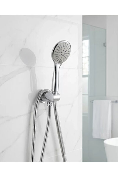 Kanonik Education Σετ κεφαλής ντους με σπιράλ σωλήνα, κινητή βάση ντους χειρό...