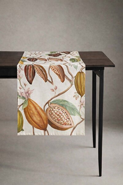 dekomall home & living سجادة قطنية من كاكاو جاردن مقاس 50*150 سم-RUNR010