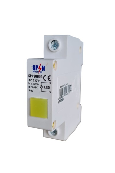 Luxera Lighting LAMPA DE SEMNALIZARE PE SINA DIN GALBEN 20mA 230V FI22