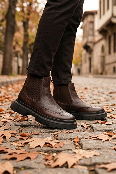 NAZEF Eva Sole Leather Boots (Special Design)