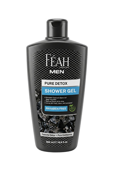 FEAH Pure Detox Shower Gel 500ML - Deep Cleansing & Skin Refreshing Body Wash