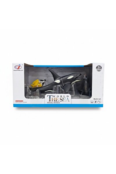 TUFY TOYS DENİZ CANLILARI HAYVAN FİGÜR SETİ- ORKA BALİNA VE DOSTLARI MODEL HA...