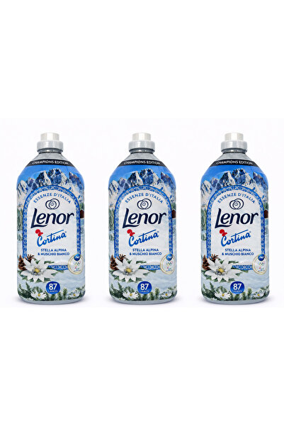 lenor Cortina Alp Çiçeği & Beyaz Misk Kokulu Çamaşır Yumuşatıcı 1.827 L – 87 ...