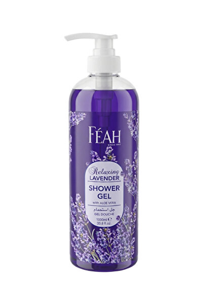 FEAH Lavender Body Shower Gel 1000ML - Calming & Refreshing Fragrance Body Wash