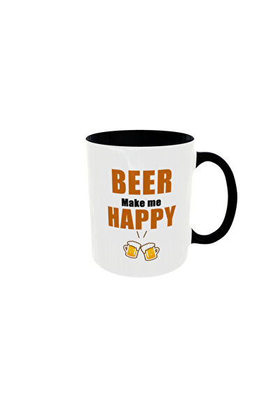 OEM Personalized beer make me happy mug, 350ml – the ideal gift for any occasion