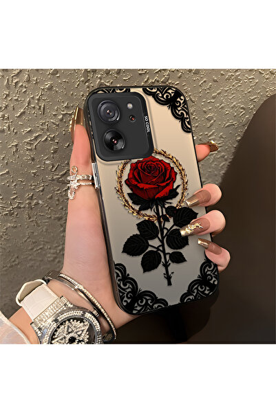Hontinga Mi 13T Pro Uyumlu Silikon Kenar Sert Arka Anti Düşme Telefon Kılıfı ...