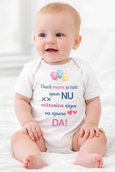 OEM Personalized baby bodysuit - When mommy and daddy say no, auntie will def...