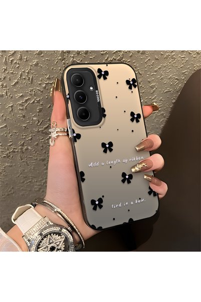 Hontinga Samsung Galaxy A55 Compatible Silicone Edge Hard Back Anti-Fall Phon...