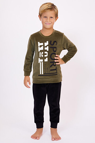 ROLY POLY Rolypoly Sport Khaki Boys Kids Sweatsuit Set