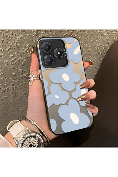 Hontinga حافظة هاتف Realme C63 متوافقة مع الحواف السيليكونية الصلبة والمضادة ...