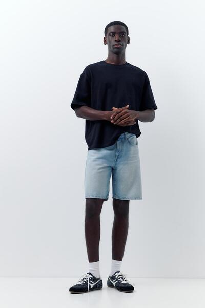 Pull & Bear Denim bermuda şort