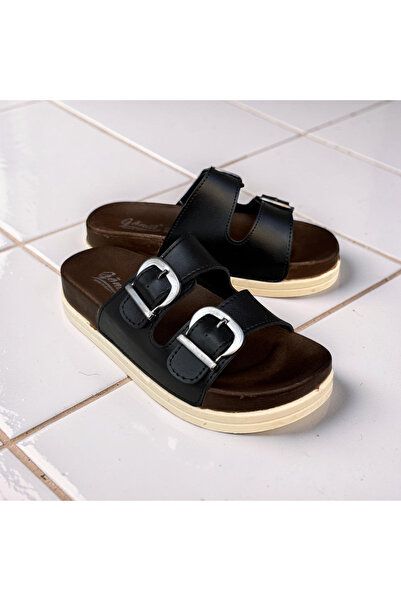 GÖNÜL شبشب نسائي مريح ذو نعل مريح وقابل للتعديل مع مشبك مزدوج