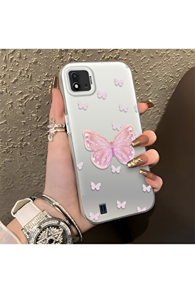 Hontinga حافظة هاتف Realme C11 2021 متوافقة مع الحواف السيليكونية الصلبة والم...