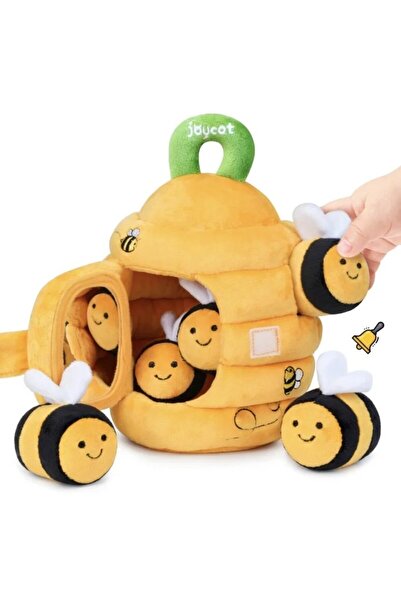 sallma Set de joaca senzorial joycat din plus moale cu stup si albinute inter...