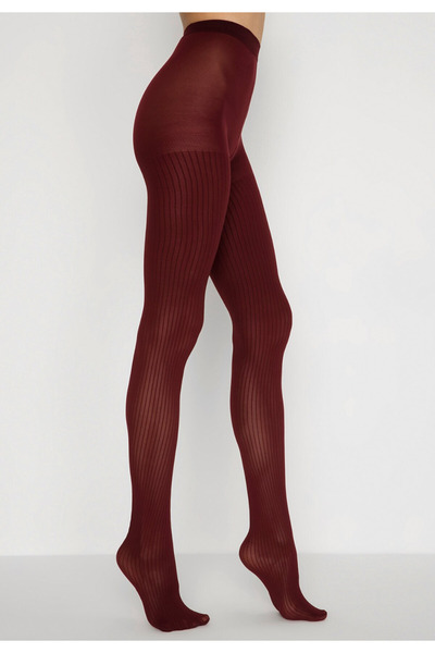Penti Υπέροχο Καλσόν ,,Ντόρις'' 50 DEN – Ριγέ Μοντέλο, χρώμα μπορντό
