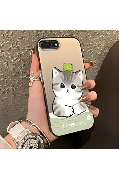 Hontinga iPhone 7 Plus Compatible Silicone Edge Hard Back Anti-Fall Phone Cas...