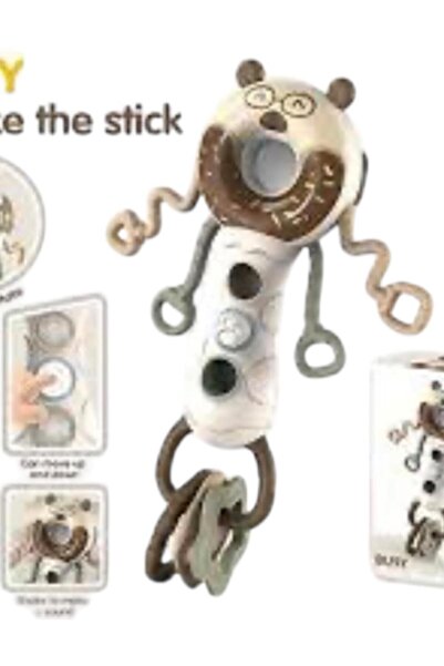 OEM Silicone Donut Hand Rattle, Sensory Toy, Teething, Fine Motor, 18 Months+