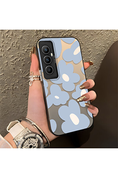 Hontinga حافظة هاتف Realme C65 متوافقة مع الحواف السيليكونية الصلبة والمضادة ...