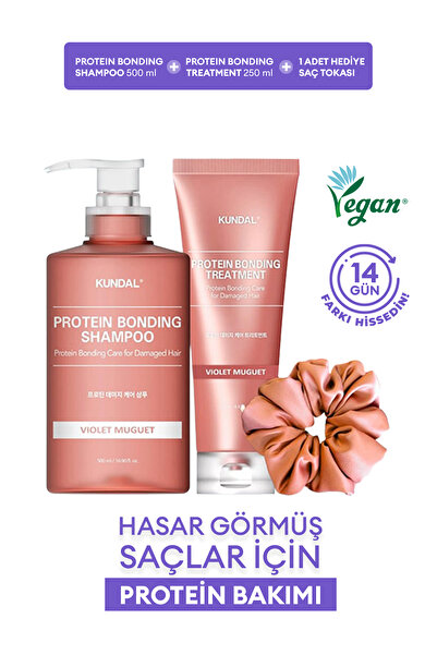 Kundal Yıpranmış Saçlara Protein Bakım Seti Protein Bonding Care Holiday Silk...