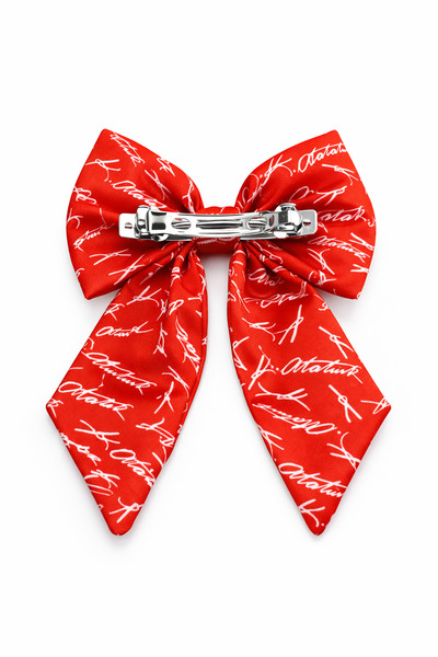 Modex Red Kemal Atatürk Signed Bow Automatic Buckle (12cm)