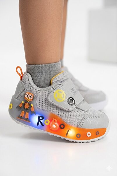 Vicco Lightweight and Summer-Friendly Boys' First Step Shoes with Lights