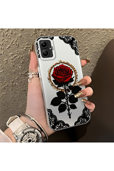 Hontinga حافظة هاتف سامسونج جالاكسي A05 متوافقة مع الحواف السيليكونية الصلبة ...