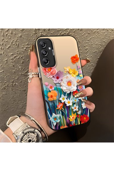 Hontinga Samsung Galaxy M34 5g Compatible Silicone Edge Hard Back Anti-Fall P...