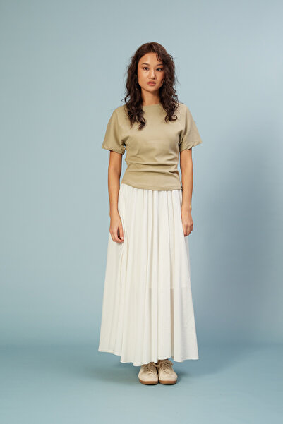 Nisan Tricou din bumbac cu mâneci raglan