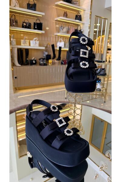 KRISTE BELL Imported thick sole stone model sandal 2003-00