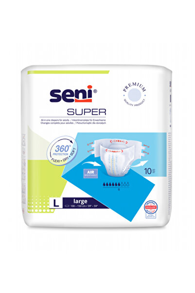 Seni Adult Diapers Super Large 10 Pieces