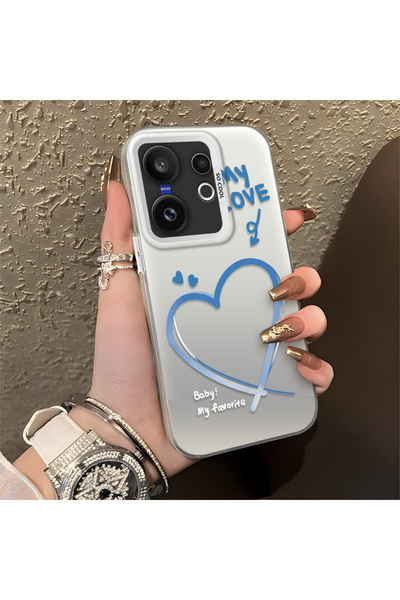 Hontinga جراب هاتف Vivo X200 Fe متوافق مع حافة السيليكون الصلبة ومضاد للسقوط ...