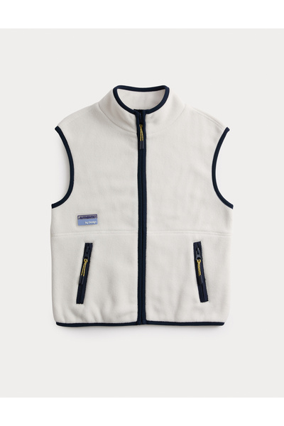 Marks & Spencer Polar Fermuarlı Kontrast Detaylı Yelek (2‑8 Yaş)