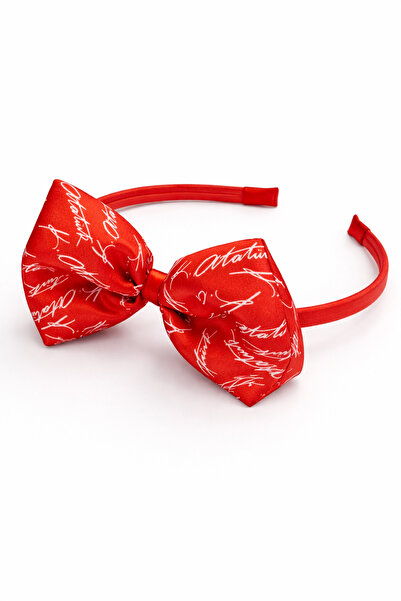 Modex قبعة كمال أتاتورك الحمراء المزينة بفيونكة