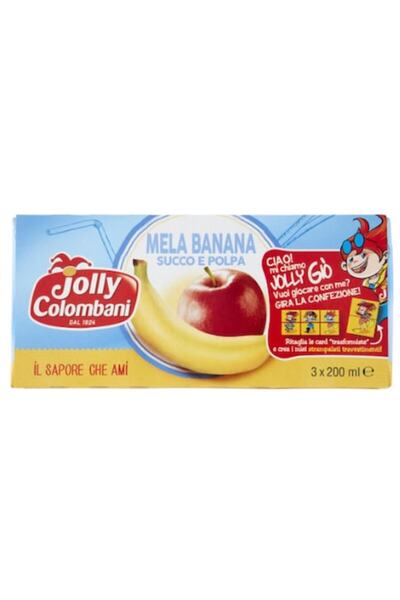 Jolly Suc de Mere si Banane, Colombani, 3x200ml