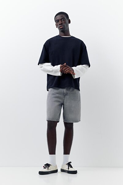 Pull & Bear Denim bermuda şort