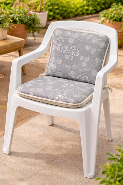 Peacock 6 Adet Yıkanabilir Kumaş Sandalye Minderi