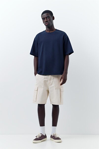 Pull & Bear Baggy kargo bermuda