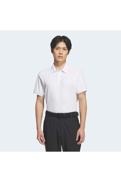 adidas Pique Men's White Polo T-Shirt (Jz4308)