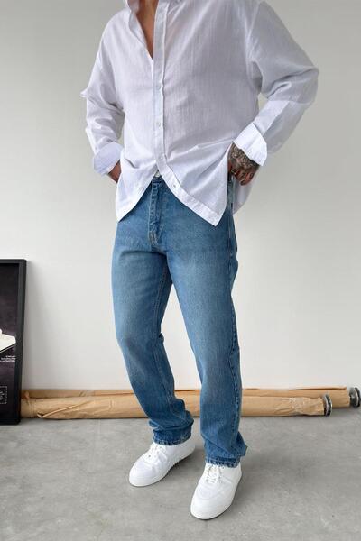 HAFKAGİYİM Mavi Soft Gradient Regular Trousers