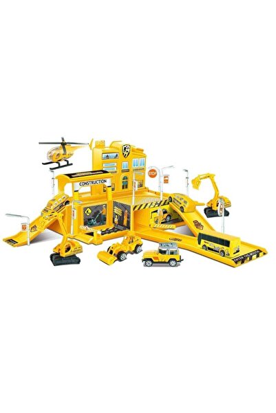 Toybox Engineering Tracks Set with Construction Trucks, DIY Construction Vehi...