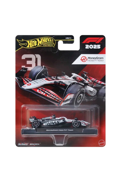 HOT WHEELS Premium Formula 1 MoneyGram Haas F1 Team (Πρέμιουμ Ομάδα Φόρμουλα ...