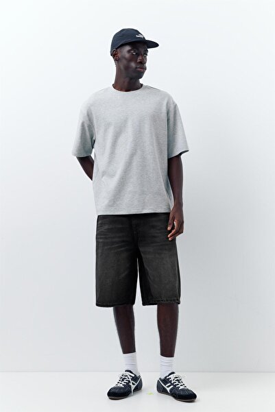 Pull & Bear Skater denim bermuda