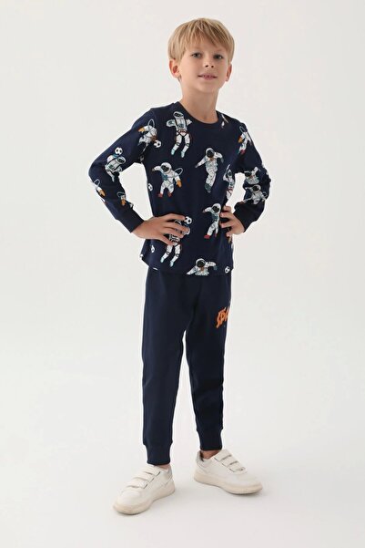 Rolypoly طقم بدلة رياضية للأولاد باللون الأزرق الداكن من Astronout