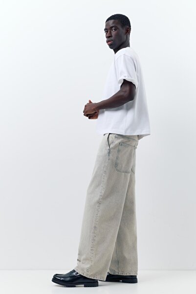 Pull & Bear İşlemeli Skater Jean