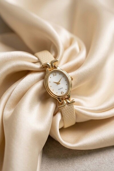 İnogge Pendi Women's Watch White Dial Vintage Oval Model |   Luxury Elegant L...