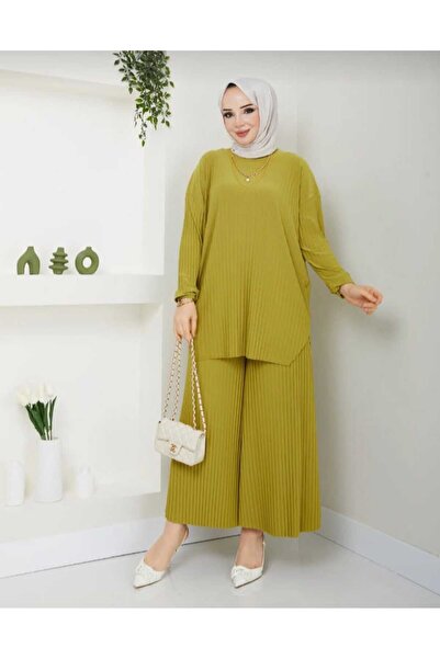 Karipkız Moda piliseli ikili takım